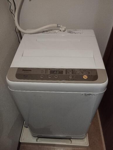 2018年　パナソニック　洗濯機　6.0kg