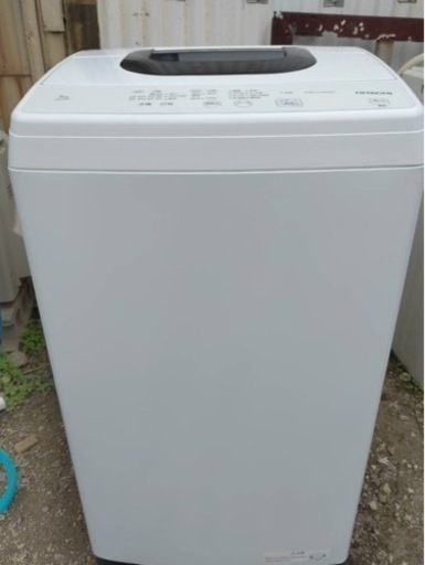 【‼️✨超美品✨‼️】22年製日立 HITACHI NW-50G W [全自動洗濯機 5kg