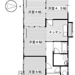 ★家電レンタル対象物件★4DK・家賃5.8万円！★町田貸家 − 群馬県