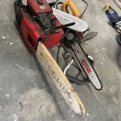 決まりました　チェンソー　ジャンク品