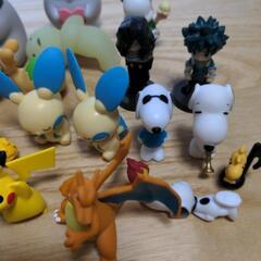 ポケモン・スヌーピーなどフィギュアの画像