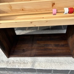 手作り本棚ハンドメイド絵本棚の画像