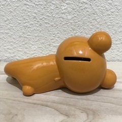リラックマ貯金箱(訳あり)  陶器製　の画像