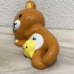 リラックマ貯金箱(訳あり)  陶器製　の画像
