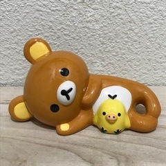 リラックマ貯金箱(訳あり)  陶器製　