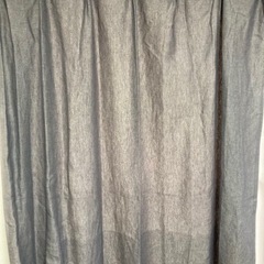 無印良品　カーテン　高さ180cm　グレー　2枚セットの画像