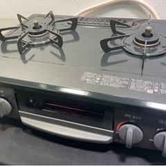 リンナイ ガスコンロ 都市ガス 22年製 KG35NBKR 0223-88