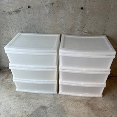 衣装ケース 2個セット② ルームケース クリアケース 収納ケース...