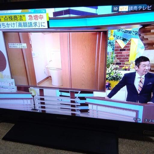 お話中。美品。SHARP　LED AQUOS