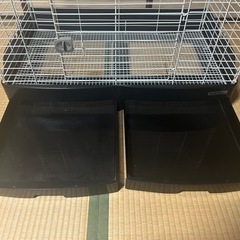 ①【お値下可能】小動物ゲージ 三晃商会 SANKO  イージーホーム エボ 80 ブラックの画像