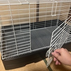 ①【お値下可能】小動物ゲージ 三晃商会 SANKO  イージーホーム エボ 80 ブラックの画像