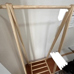 【受け取り先決定】木製ハンガーラックαの画像