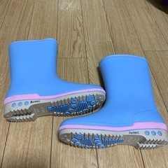 美品☆ 22.5cm 長靴　ながぐつ　女の子の画像