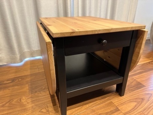 【値下しました】IKEA ARKELSTORP（アルケルストルプ）　バタフライテーブル　折りたたみテーブル　引き出し有