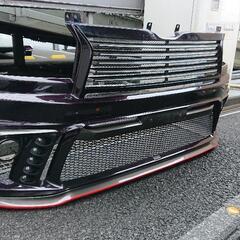 200系ハイエース4型前期ナローKDH201社外エアロフロントバ...