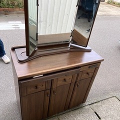 【3/2まで延長】ドレッサー 化粧台 W87×D42×H79 鏡...