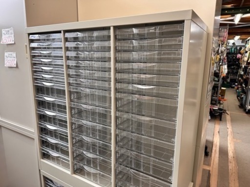 実売6万　レターケース　プラスチック引出し　生興　幅88 奥40 高さ88cm