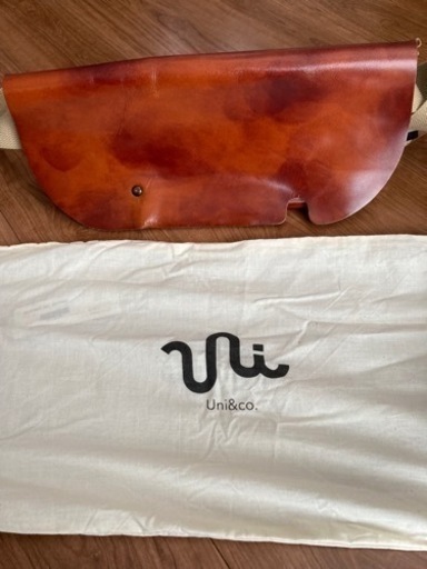 Uni &co レザー ショルダーバック メッセンジャーバック