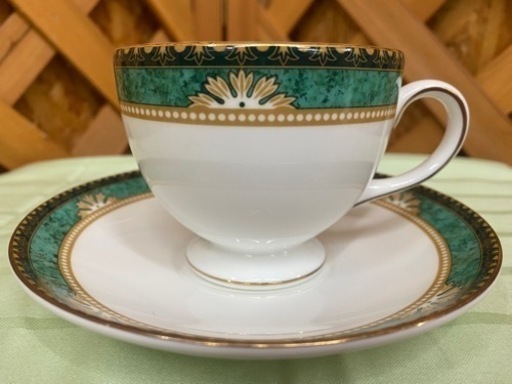 【愛品館 江戸川店】ウエッジウッド ランボーン ペアカップ&ソーサー ID:102-025876-007