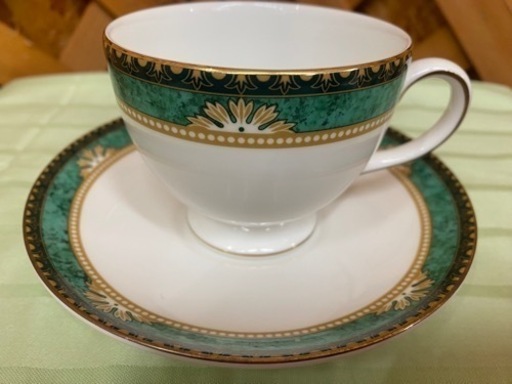 【愛品館 江戸川店】ウエッジウッド ランボーン ペアカップ&ソーサー ID:102-025876-007