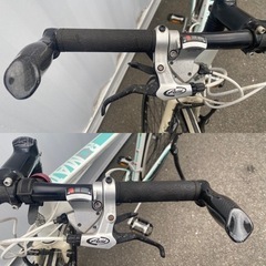 Bianchi ビアンキ ROMA 2 クロスバイク 50cm アルミ SHIMANO 9SPEED 自転車 ビアンキ ローマ2 現状品 ※防犯登録譲渡書類付きの画像