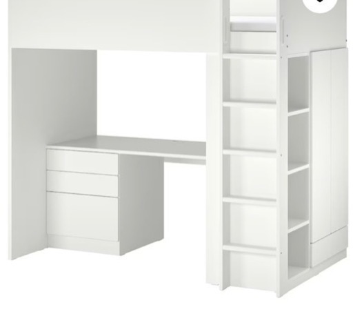 coke！！イケヤロフトベッド中古　引き取り限定 引取限定】IKEA ロフトベッド ロフトベッドフレーム