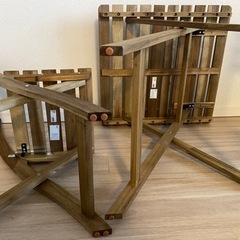 ガーデンチェア2脚＋テーブル　セットの画像