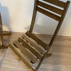 ガーデンチェア2脚＋テーブル　セットの画像