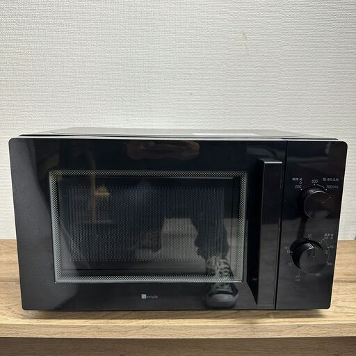 ニトリ 電子レンジ MM720CUKN4 BK ブラック 17L 2022年製 50Hz