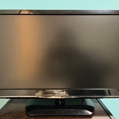 【受け渡し者決定】SHARP AQUOS 22型　リモコン付き