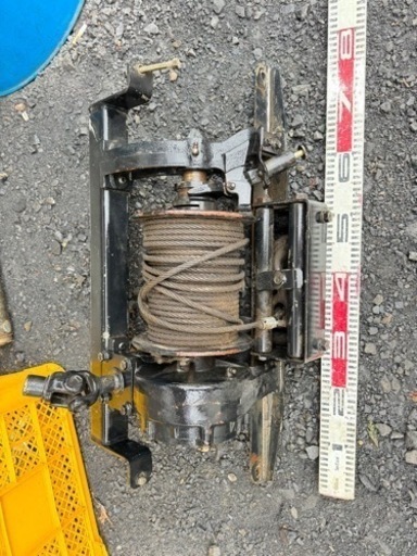 機械式PTOウインチ動作確認済み