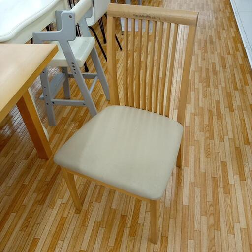 ★ジモティ割あり★ 椅子　ナチュラル　クリーニング済　YJ1740
