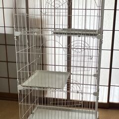 キャットケージ ペットケージ キャスター付 アイリスオーヤマ P...