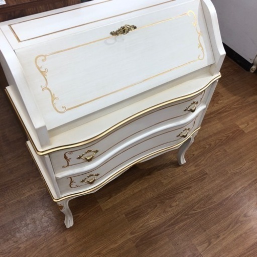 【猫脚】ライティングビューロー引き出し2段お売りします！！