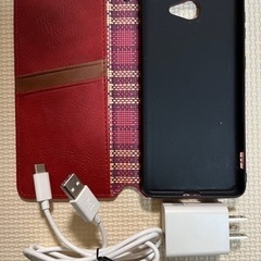スマホ BASIO KYV43 レッド auの画像