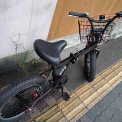 CAPTAINSTAG[キャプテンスタッグ]WILDER(ワイルダー)20吋 折り畳み自転車 外装6段/マットブラックの画像