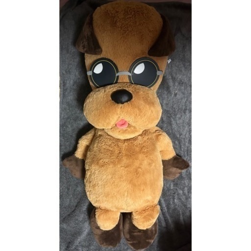 與真司郎   JIROkun  BIG STUFFED TOY 犬 ぬいぐるみ