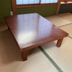 富山市水橋より、座卓　テーブル　和風　サイズ約120×90×30...