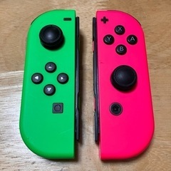 joy-con switch ネオングリーン ネオンピンク ni...