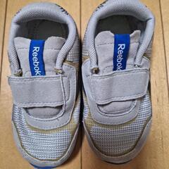 靴 スニーカー 子供 15.5㎝ Reebok 白×青