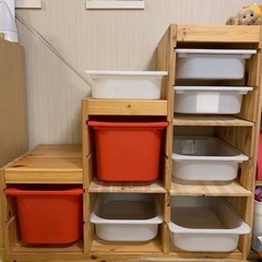 週末値下 IKEA トロファスト TROFAST おもちゃ 収納...