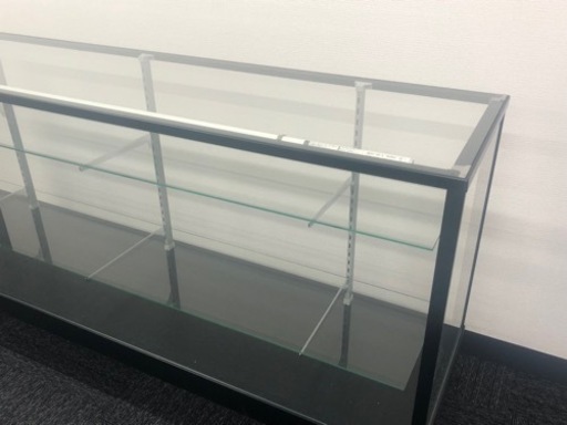 【新品】ガラスショーケース ロータイプ 幅180cm