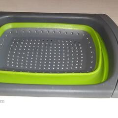 (値下げしました)伸縮水きりかご「折り畳み式」の画像