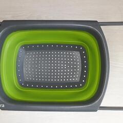 (値下げしました)伸縮水きりかご「折り畳み式」の画像