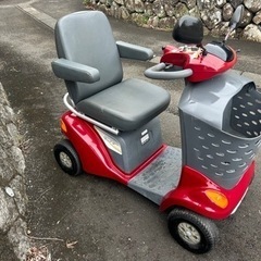 SUZUKI セニアカー ET4D7 高年式2017年　シニアカー電動車介護用品 音声案内付きシルバーカー　ワンオーナー　簡易始動動画ありの画像