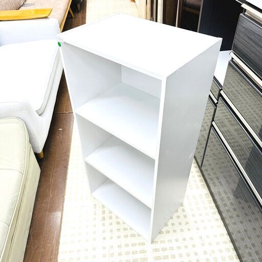 3/8【引取限定・お買得品】山善/YAMAZEN カラーボックス GCB-3 3段 ホワイト