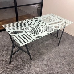 ガラステーブル、超美品　おしゃれで可愛いです。の画像