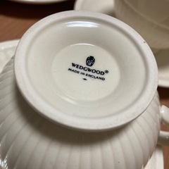 3/16更新　ウェッジウッド　カップ＆ソーサー　黒壺バックスタンプ　6客セットの画像