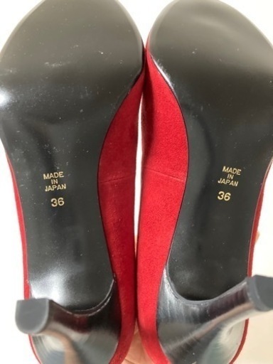 最終値下げ 【Pippi】 ラウンドトゥパンプス レッド 36 / 23.0cm 未使用・超美品
