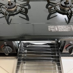 リンナイ　2口ガスコンロ　都市ガス(受け渡し予定者決定)の画像